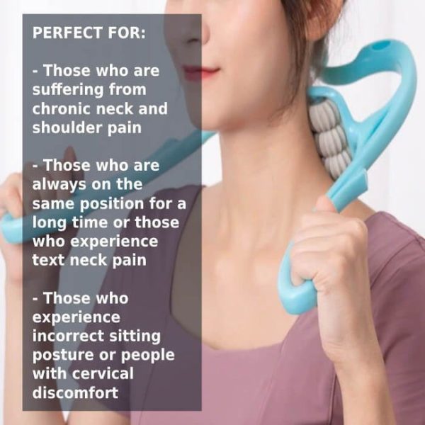 Pressure Point Neck Massager Relieve Neck, Back And Shoulder Pain