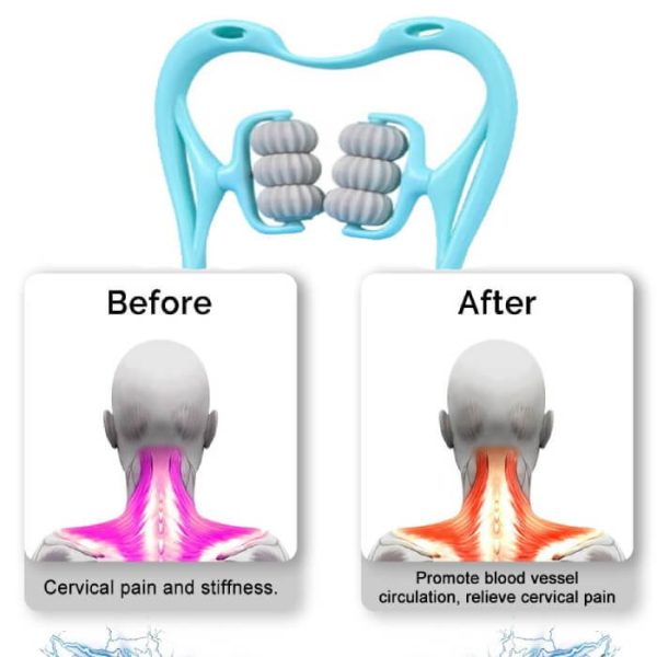 Pressure Point Neck Massager Relieve Neck, Back And Shoulder Pain