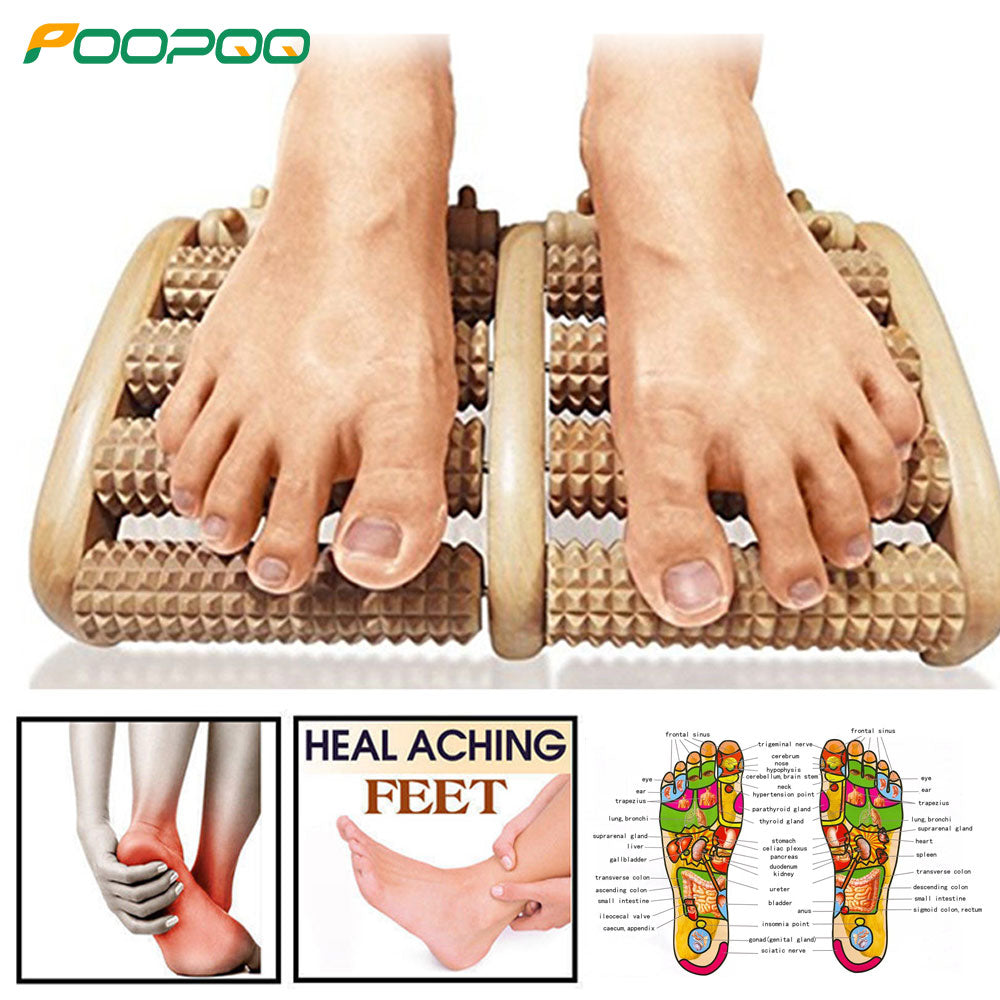 WOODEN MANUAL FOOT MASSAGER