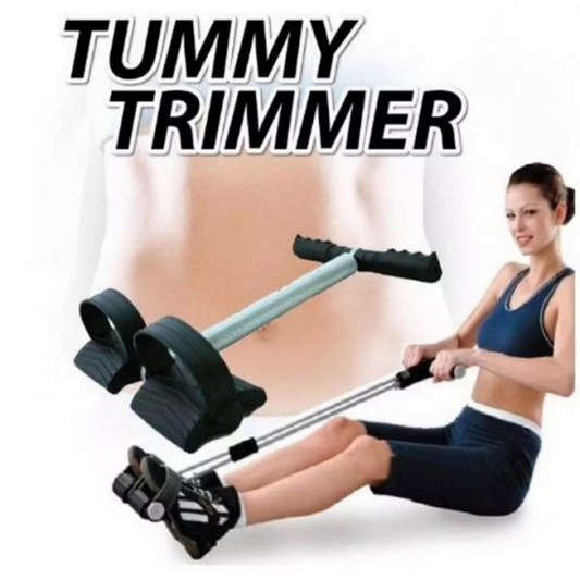 Tummy Trimmer Double Spring Foot Pedal Resistance Band