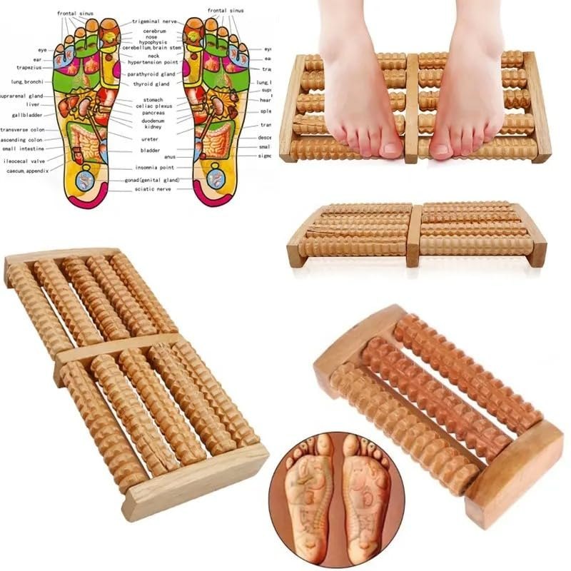 WOODEN MANUAL  FOOT MASSAGER