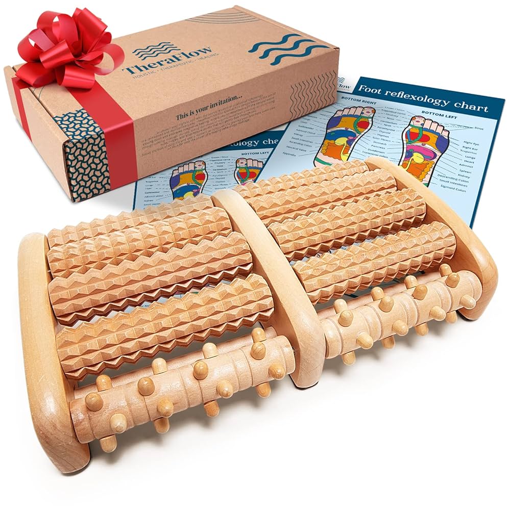 WOODEN MANUAL  FOOT MASSAGER